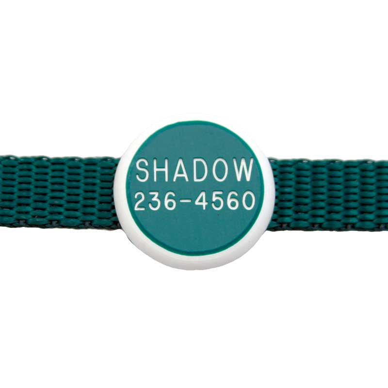 Plastic Collar Tag - Round, - Lucky Pet